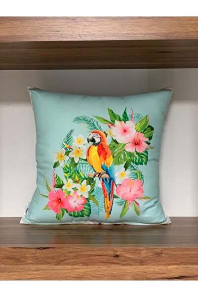 KIRLENTİM غطاء وسادة منقوش على الوجهين مطبوع رقميًا