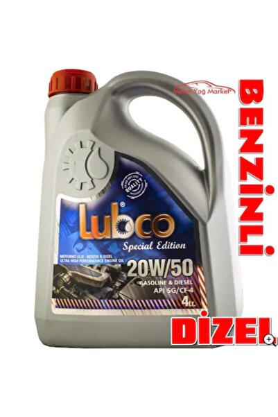 LUBCO 20w50 4 Litre Benzinli&dizel Motor Yağı