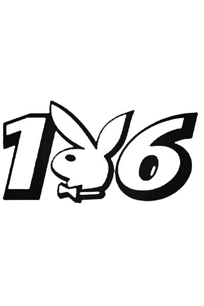 Universal Peugeot 106 Playboy Sticker Car Auto Rigging Wall Sticker 20 cm