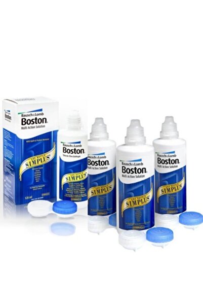 Bausch & Lomb Boston Simplus Lens Solüsyonu 120 ml 4 Kutu