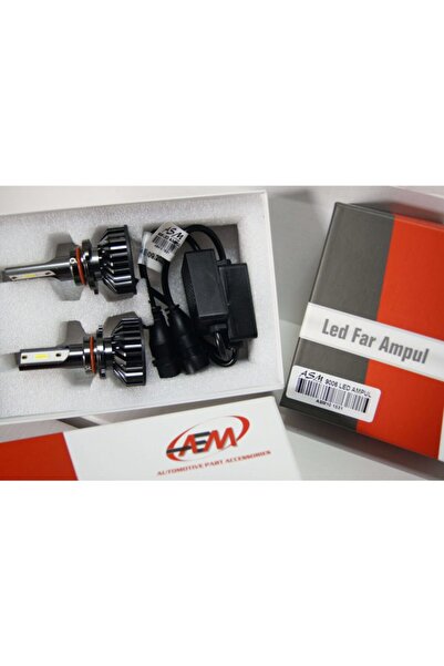 AEM 9006 Yeni Nesil Kısa Led Xenon Far Ampul Süper Beyaz