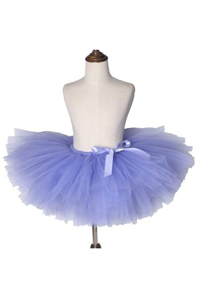 bba new trend أرجواني توتو رقيق تنورة تول مرنة تنورة الأطفال غير المبطنة