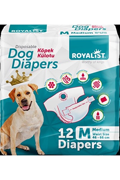 Royalist ROYALİST KÖPEK KÜLOD BEZ MEDIUM 12'Lİ