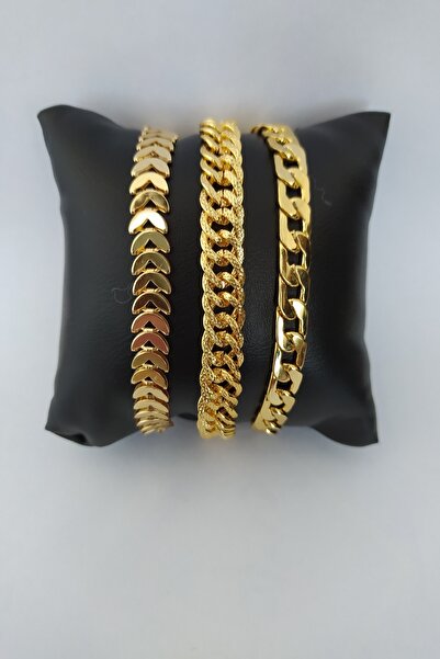 KOBA Altın Kaplama Kadın Kombin Bileklik