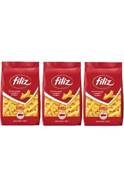 FİLİZ Makarna (burgu Makarna) 500 Gr. X 3 Adet