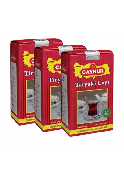 Çaykur Tiryaki Çay 1000gr X 3 Adet