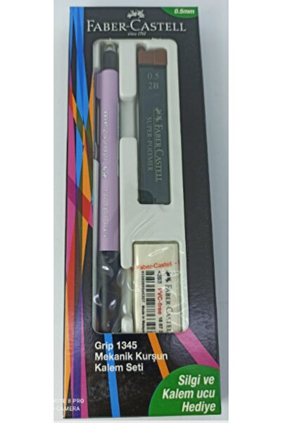 Faber Castell Faber Grip 1345 Lila 0.5mm Kalem-silgi-uç