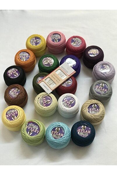 Leylak Suni Ipek Etamin Ve Kanaviçe Ipi 9 Kat