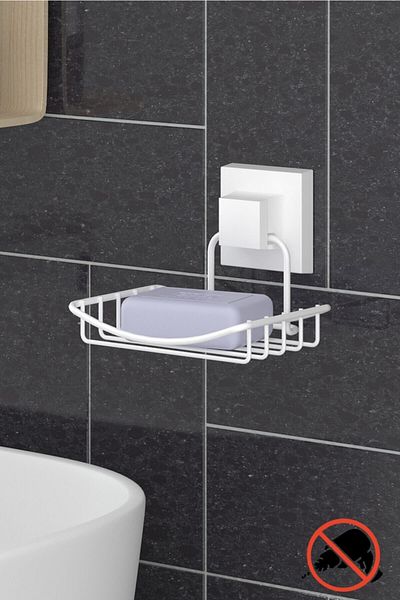 Teknotel Easyfix White Drill - Χωρίς βίδες διάτρησης, θήκη σαπουνιού Ef265