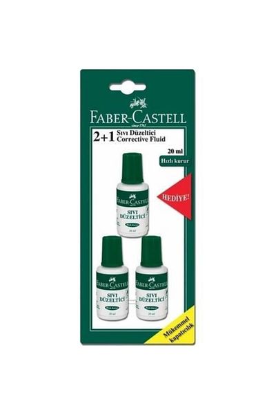 Faber Castell Liquid Eraser with Blister 2+1 Gift