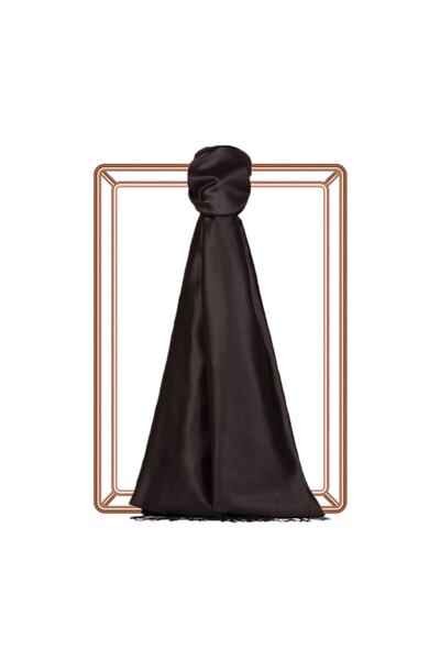 ipekevi SİYAH Çift Taraflı İpek Şal 927