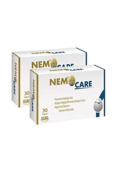 EDİS PHARMA Nemocare Yumurta Kabuğu Zarı 30 Tb 2 Li Avantaj Paket