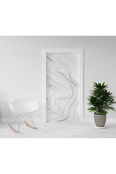 Kolhis Kalın Folyo Desenli Yapışkanlı Folyo Folyo Kapı Kaplama Folyosu 200cmx90cm