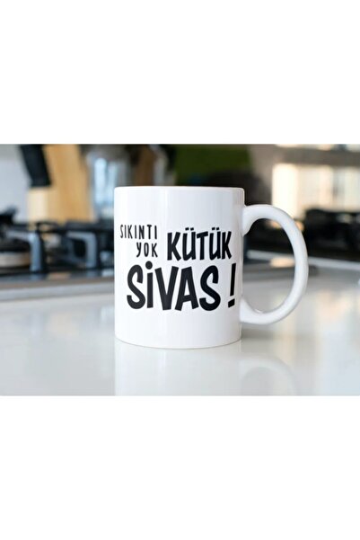 sartre art No Problem Log Sivas Mug Cup