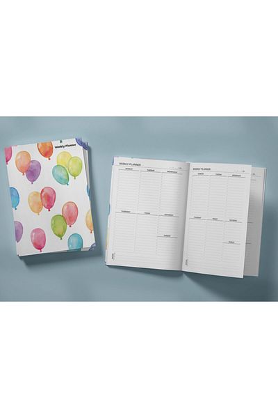 Pelikan Yayınları Colorful Balloons Planner & Notebook