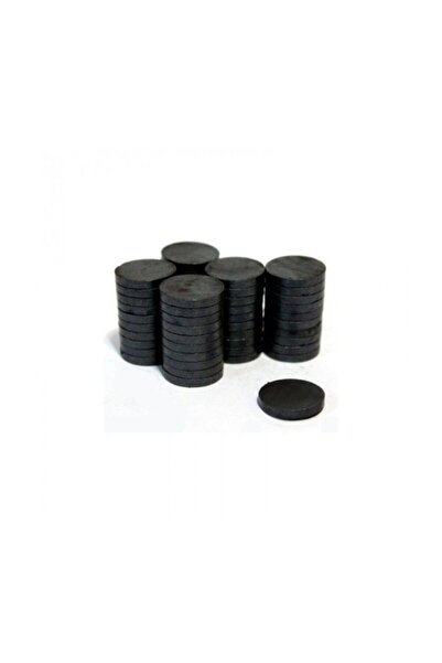 Sermet Süs Dünyası 50 Adet Mıknatıs 14x3 Mm Yuvarlak Extra Güçlü Mıknatıs-magnet