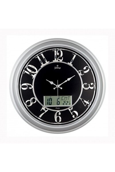 QUARTZ 'iş-sat' Büyük Boy Takvimli Ve Termometreli Kabartma Rakamlı Lüks Duva...