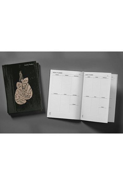 Pelikan Yayınları Motivational Boxing Poster Weekly Planner & Notebook