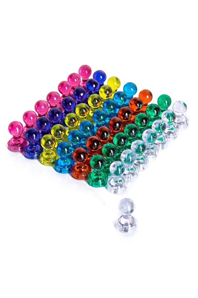 Dünya Magnet 14 Adet Pano Mıknatısı - Güçlü Neodyum Mıknatıs - Pano Levha Mag...