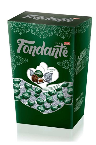 Elvan Çikolata Dolgulu Naneli Fondante Hediyelik Kutu Naneli Çikolata 300 Gr....