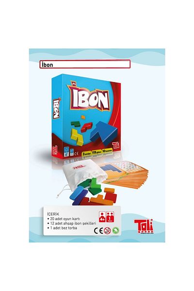 Toli Games Ibon Wooden Shape Intelligence Game