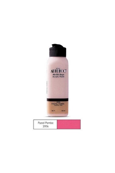 Artego Lisans Artdeco Akrilik Boya 140 Ml Pastel Pembe