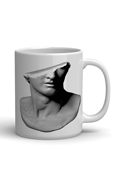 MapavriShop كوب مخطط بطبعة تمثال سيراليال