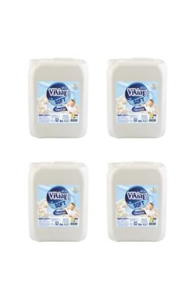 Viking Soft Çamaşır Yumuşatıcısı Sensitive 4 X 4 L