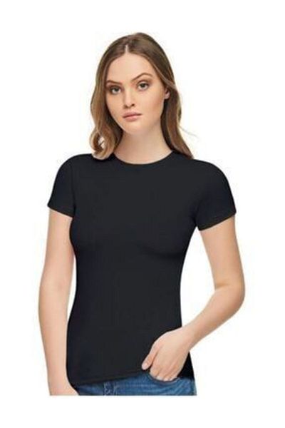 Tutku 2 Pieces Women's Crew Neck Short Sleeve Lycra Cotton T-Shirt Undershirt