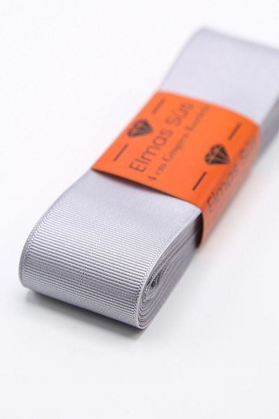E Elmas Ασημένια κορδέλα Grosgrain (4cm-10m)