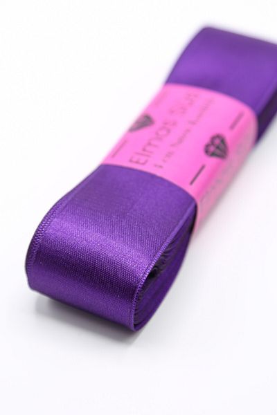 E Elmas Μωβ σατέν κορδέλα (4cm-10m)