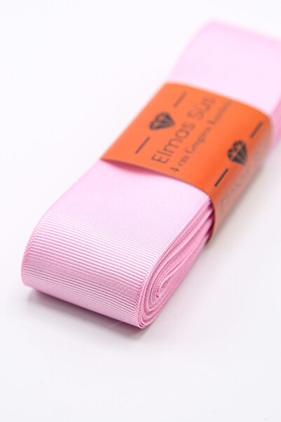 E Elmas Pembe Grogren Kurdele (4cm-10m)