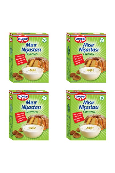 Dr. Oetker Glutensiz Mısır Nişastası 4'lü Paket