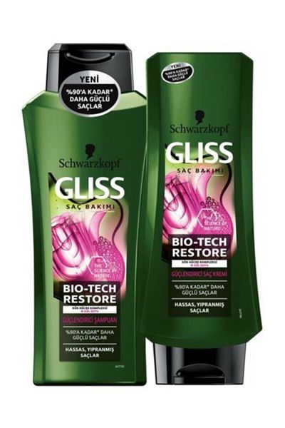 Gliss Bio-tech 360 ml Strengthening Shampoo - X 2 Pieces