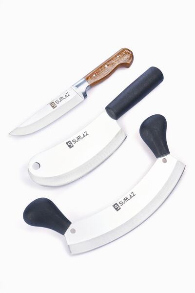 SürLaz Mutfak Bıçak Zırh Seti 3 Parça Çok Amaçlı