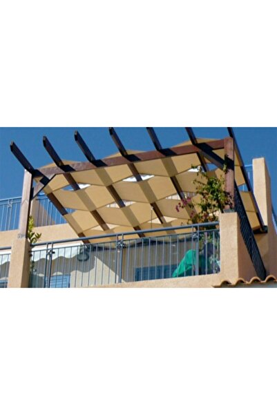 Ekodoğa Gölgelik File Krem 2x9 Metre Bahçe Gölgelik Filesi Gölgelik Örtü Gölg...