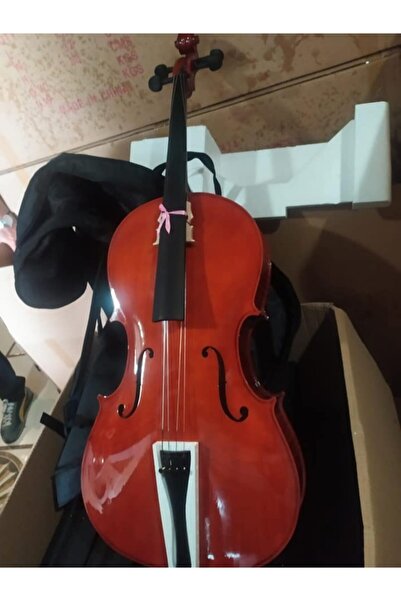 VALERIA Cg001 4/4 Boy Student Model Tam Boy Çello Seti-hareli Model