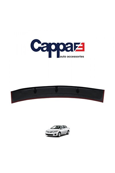 Cappafe Toyota Corolla 2008 2009 2010 2011 2012 2013 Arka Cam Üstü Spoyler Siyah