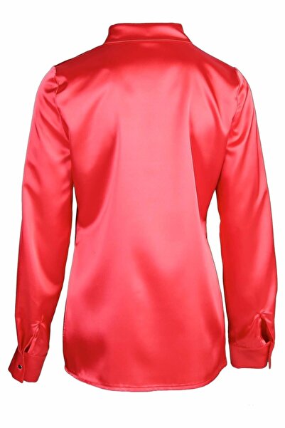 pimood Kadın  Eliza Basic Model Saten Gömlek