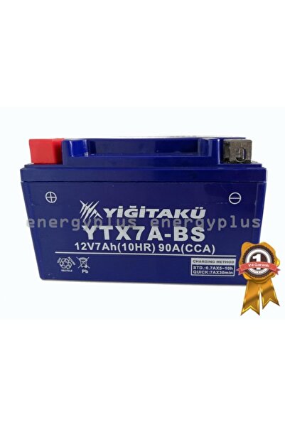 Yiğit 12 V 7 Ah-amper Ytx7a Bs Akü Motosiklet Aküsü,2021