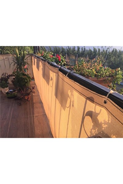 Ekodoğa Gölgelik File Krem 1,5x4 Metre Bahçe Gölgelik Filesi Gölgelik Örtü Gölgeleme Kumaşı Bahçe Tentesi