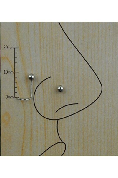 TAKIDAN Spiral Cerrahi Çelik Hızma&piercing 0.8 Mm Top 3mm