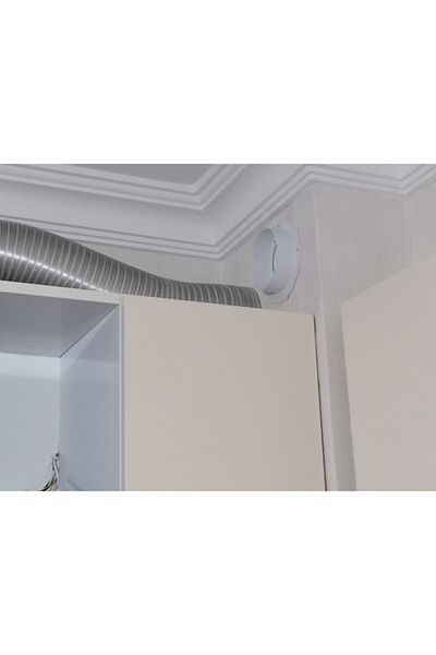 ERPLASSAN Chimney Flap with Leak Proof Gasket + Foil Tape + Aspirator Pipe 2 m