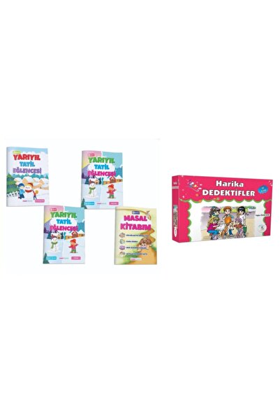 Mavi Deniz Yayınları 3. Sınıf Yarıyıl Tatil Seti + Harika Dedektifler Hikaye Seti