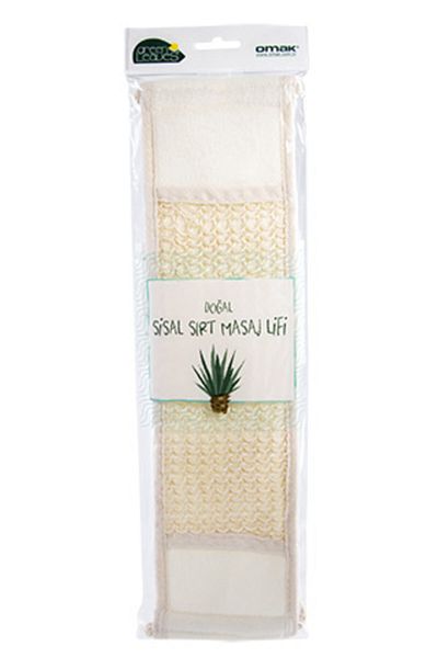 GreenLeaves Sisal Organic Back Massage Washcloth Bath Shower Bath Back Massage Washcloth Washcloth Omak By Sungur