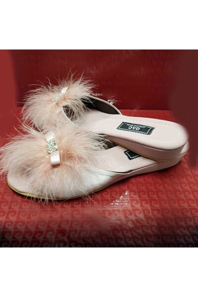 GC G&c 171 Жіночі весільні тапочки без каблука з пір'ям