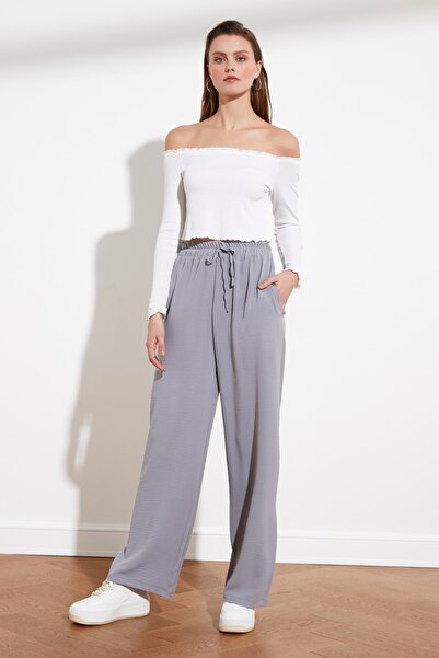 Trendyol Collection Pants - Gray - Relaxed