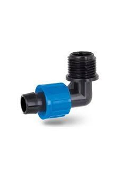 POELSAN الري بالتنقيط عكس قفل الكوع الذكور 16x3/4 "- 10 قطع