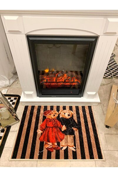 Brillant Fulia Sevgililer Günü Kaymaz Taban Kapı Önü Paspası (ebat 50x70)