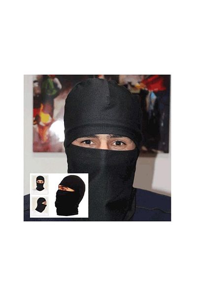 Star Polar Snow Mask Winter Fleece Hat Beanie Neck Collar Biker Helmet Beanie Unisex Balaclava Black